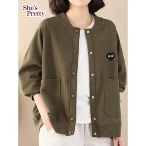 [쉬즈프리티]꾸뜨하트패치블루종