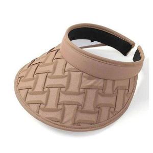 [끌레아]브라운 패턴 자외선 차단 썬캡 여름 나들이 챙모자 여성썬캡 여자썬캡 예쁜썬캡 썬바이저