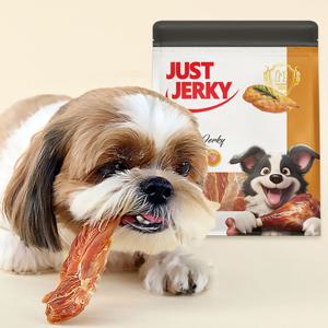 저스트져키 강아지 대용량 프리미엄 수제 육포 간식 454g 12종 (져키/고구마/콜라겐스틱/칩)