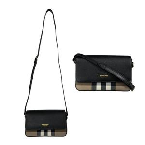 버버리 미니 크로스백 뉴 햄프셔 체크 80840281 81072691 블랙