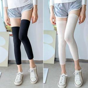 패션양말 사계절용 면 패브릭 보온 롱 레그워머 종아리토시