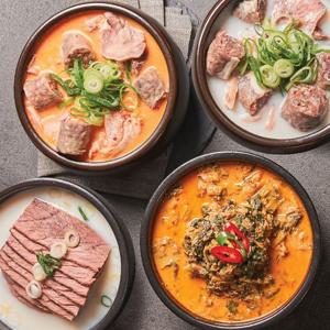 [여수올림] 호호별미 짱뚱어탕/양지곰탕/순대국/얼큰순대국 x 2봉