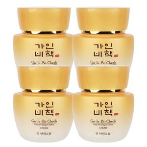 (4개)가인비책 진 탄력크림 60ml /엑소좀 영양보습 주름개선 기능성