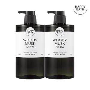 해피바스 오리지널컬렉션 우디머스크 바디워시 910G 2입