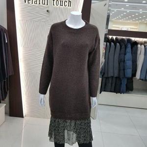 [벨라디터치]알파카 니트롱 원피스_V394op21_GN