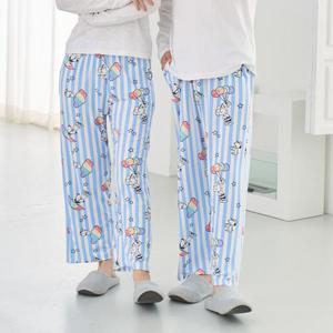 [스누피] 소프트 피치 9부 줄무늬 파자마(WD713) 택1