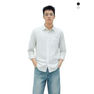 [흄]남) 플란넬 스트라이프 셔츠(FHOFCSL103M)