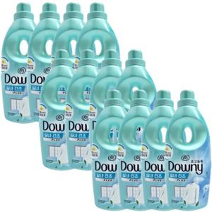 다우니 초고농축 섬유유연제 1L 용기(드럼/일반겸용) 실내건조 프레시클린 용기x12개