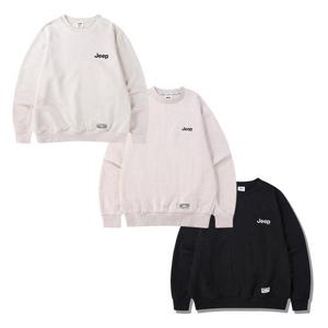 지프 남녀공용 에센셜 스몰 로고 맨투맨 3종 라인업