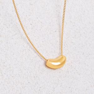 [골드모아] 여자 순금 목걸이 디자인 3.75g 콩하트 [하트 빈]