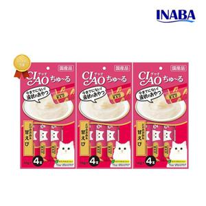 이나바 챠오츄르 (sc-142) 닭가슴살&새우 56g 3팩