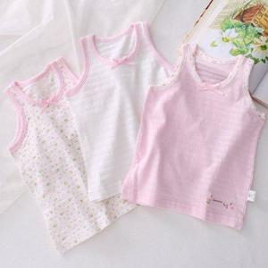 무지 여아 아동런닝[3매입] 유아 아기민소매 여름나시 순면 어린이속옷 키즈 런닝셔츠세트