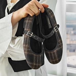 [정상가 159,000원] 엘칸토 여성 체크 메리제인 1cm LCWD50I439