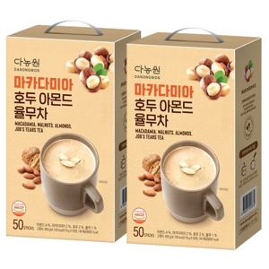 [다농원] 마카다미아 호두 아몬드 율무차 50T X 2개