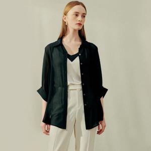 [마르조]블랙에디션 블랙블라우스