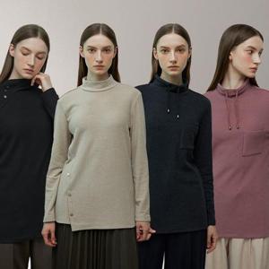 [마르조][1+1] 여성) 반목 기모티셔츠