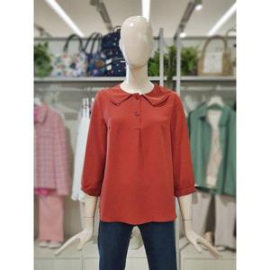 갤러리아_크로커다일레이디 세일러 카라 자수 포인트 블라우스 CLDFBL106