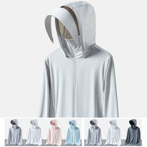 [정품] UV자외선 차단 올인원 바람막이  냉감원단 후드집업 (썬캡 탈부착)남성 여성 택1