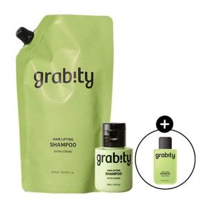 [그래비티]헤어리프팅 샴푸 엑스트라 스트롱 리필 (증정  미니30ml+사쉐4ml)