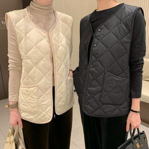 코코블랙 / 기획 데일리 패딩 조끼 (2color)