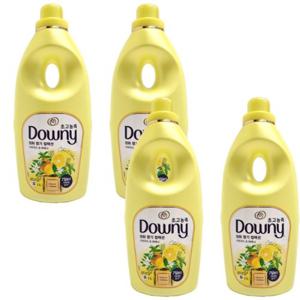 다우니 초고농축 섬유유연제 1L 용기(드럼/일반겸용) 생화향기 시트러스 앤 버베나 용기x4개