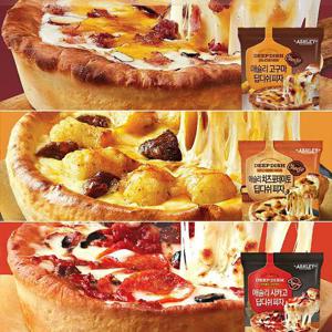 [애슐리] 딥디쉬피자 3종 3팩(치즈포테이토1+고구마1+시카고1)