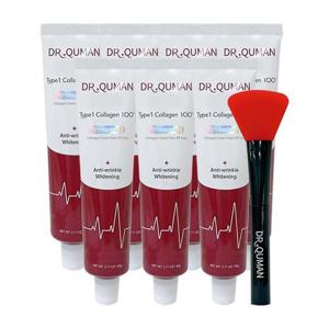 닥터큐먼 콜라겐 크림팩 시즌2 프리미엄 콜라겐팩 60g 7개+전용스파출라