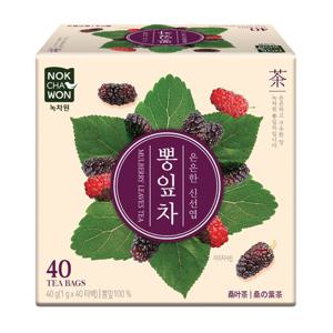 [녹차원] 국내산뽕잎차 40티백(구수한 맛)