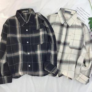 [짝꿍닷컴]체크남방 남성셔츠 캐주얼 가디건 체크패턴 INSUM21