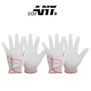 애니골프 미라클 천연올양피 여성골프장갑 양손 2개