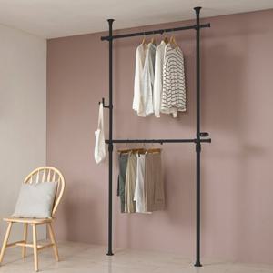 [왕자행거] 네오스페이스 스토리지 2단 조절행거(32mm)