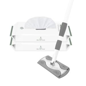 [리벤스] 자우버탁 밀대걸레+정전기청소포(120매)60매x2개