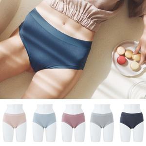 [라페어]마카롱 인견 솔리드 팬티 5종 세트 LWWFW553-MT