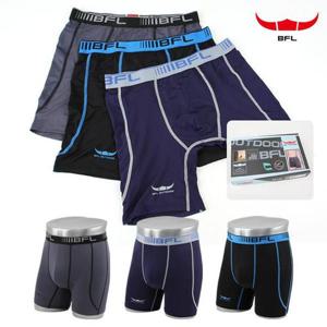 [BFL]인생라인 남성 사방스판 매쉬 롱드로즈 팬티 3종세트 (3303)