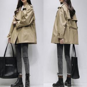 [패션시그널] 어깨견장 허리벨트 트렌치 코트 238610