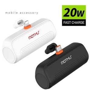 [KC안전인증] 고속충전 LED 보조배터리 5000/20W/C타입/8핀