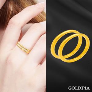 [골드피아] 24K 순금 심플 쌍 가락지