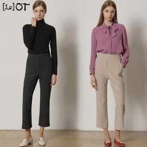 [르오트(LeOT)] 웜기모 하이텐션 세미플레어 밴딩 팬츠(4종택일)-사이즈 55~99다양