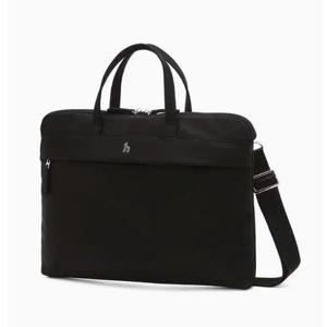 갤러리아_헤지스핸드백 HJBA6E735BK [노트북 수납] 블랙 나일론 토트백 겸