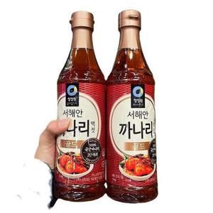청정원 서해안 까나리액젓 1kg x 2입 m64635