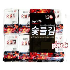 광천 별맛 숯불 도시락김 총96봉 (4g x 32봉 x 3세트)