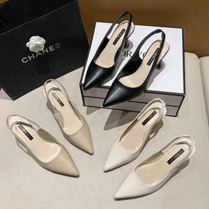 3컬러 여성 슬링백 펌프스힐 여름 미들힐 베이직 구두 WDDC62A