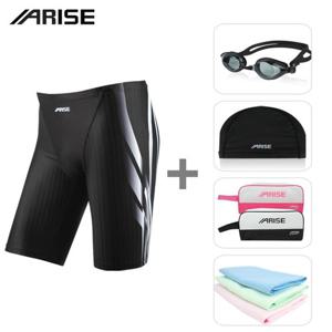 (ASIM419GCBT) 남성5부수영복+수경+수모+가방+타월 5종세트