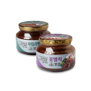 제주하루미젓갈모음7 (꽃멸치/자리돔 각200g)