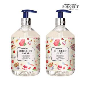 [부케가르니]부케가르니 딥 퍼퓸 바디워시 로즈가든향 520ml x2개