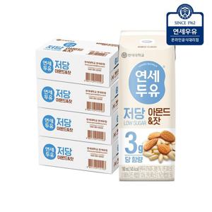 연세두유 저당두유 아몬드 잣 190ml x 96팩