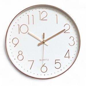 심플 로즈골드 무소음 벽시계 무브먼트 벽걸이 시계 WFHXCD9