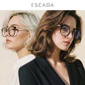 [에스까다]라운드 쉐잎 솔텍스 안경테(VES A45F)