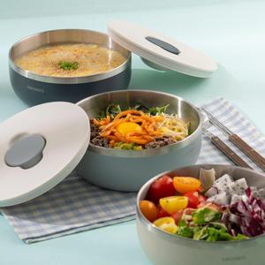 오리지니크 보온보냉 스텐 샐러드볼 3개세트