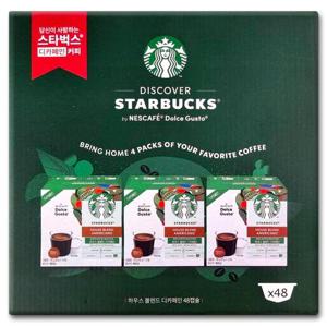 [코스트코] 돌체구스토 스타벅스 디카페인 아메리카노 캡슐 커피 384g(8g x 48개) 하우스블렌드